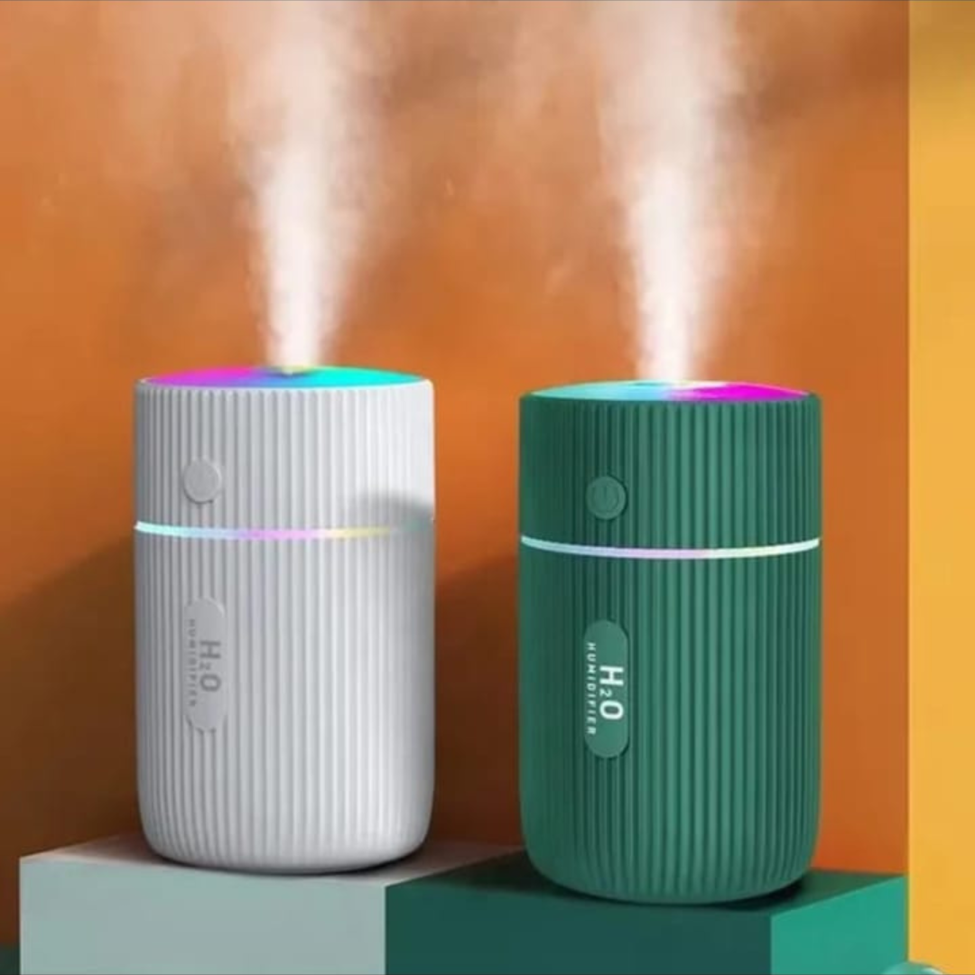 H₂O Portable Mini Humidifier with LED Light